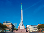 リガ（ラトビア）｜自由記念碑