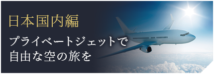 日本国内編 プライベートジェットで自由な空の旅を