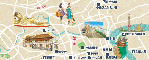 上海｜上海地図