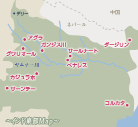 インド東部｜インド東部 地図