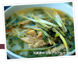 日本でもおなじみ 米の麺フォー