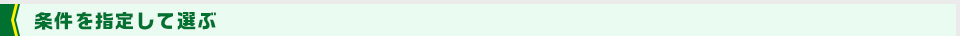 条件を指定して選ぶ