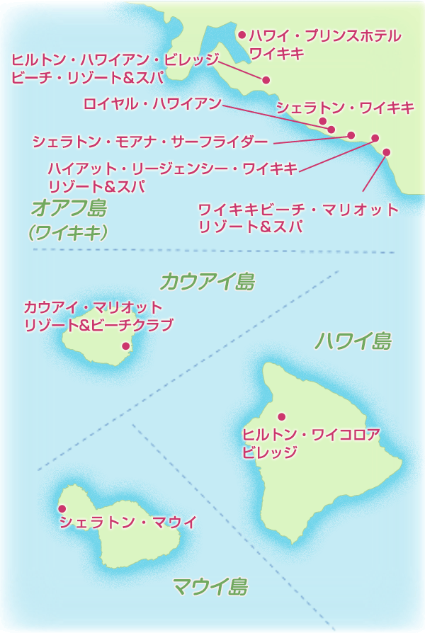 ハワイのホテル ハワイ観光ガイド 阪急交通社