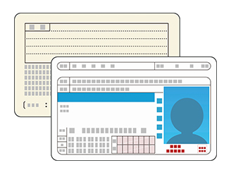 身分証（運転免許証、マイナンバーカード、学生証）