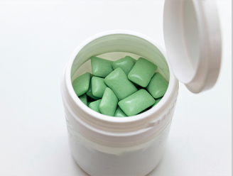 眠気防止のガムやミント系のタブレット