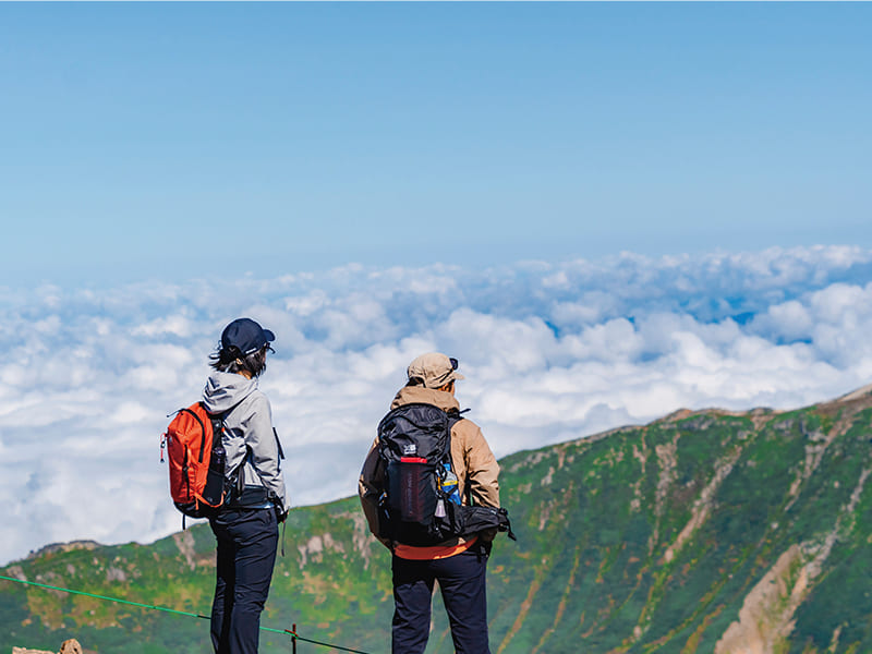 旭岳からの眺め