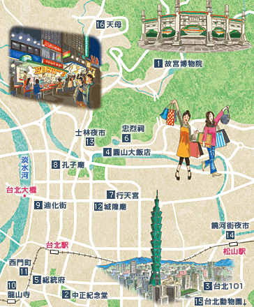 台北｜台北　地図
