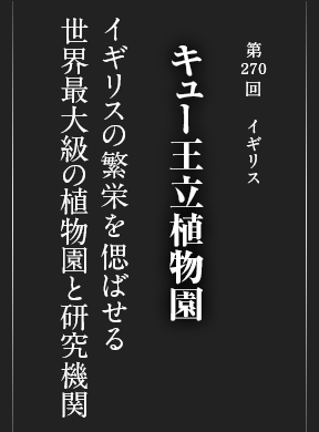 キュー王立植物園 イギリス 世界遺産 阪急交通社