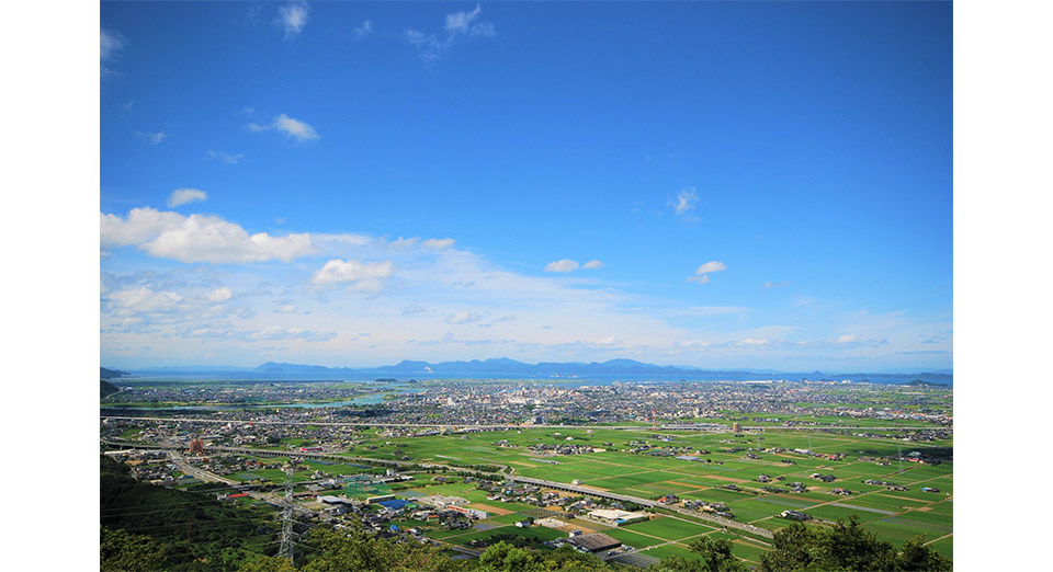 干拓によってもたらされた「八代平野」