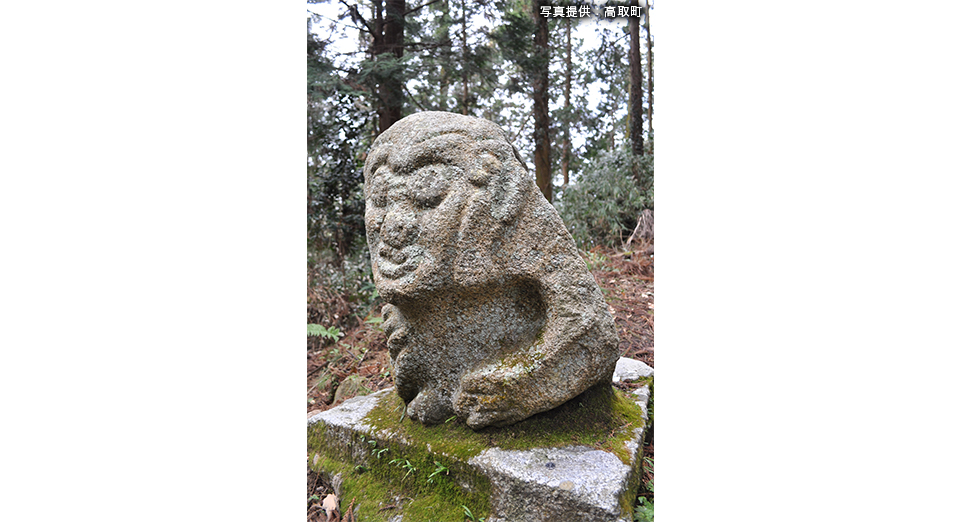 高取城跡猿石