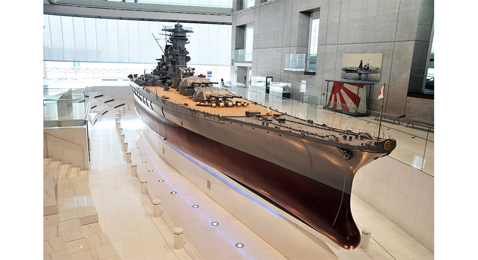 呉市海事歴史科学館＜10分の1戦艦大和＞（呉市）