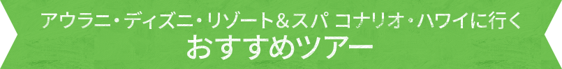 アウラニ・ディズニー・リゾート&スパ コオリナ・ハワイに泊まる おすすめツアー