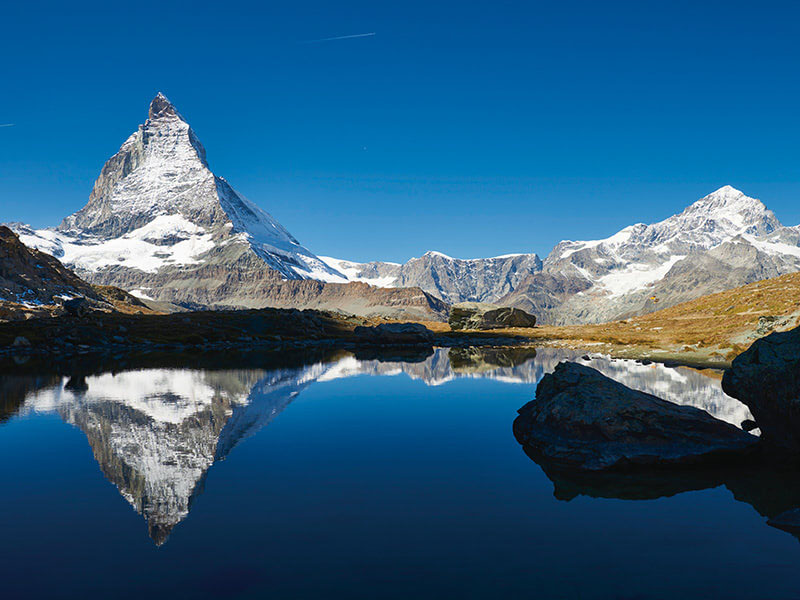 逆さマッターホルン