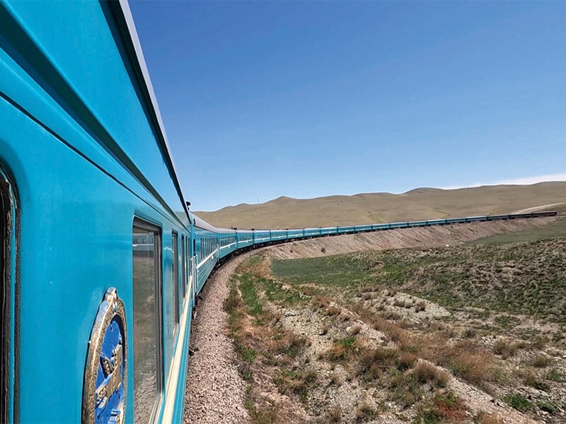 ウランバートル鉄道　景色