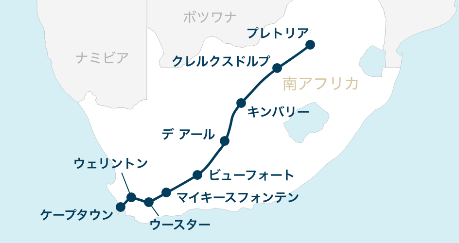 ブルートレインの路線図