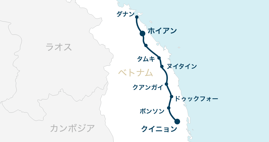 ザ ヴィエタージの路線図