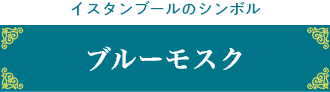 イスタンブールのシンボル ブルーモスク