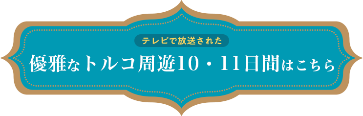 テレビで放送された優雅なトルコ周遊10・11日間はこちら