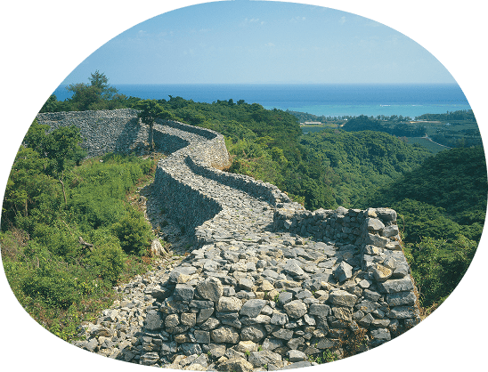 今帰仁城跡の写真