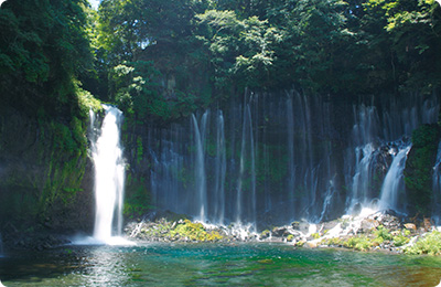 白糸の滝の写真