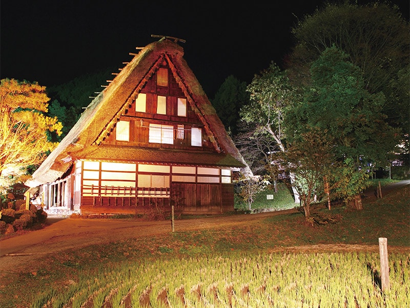飛騨の里ライトアップ