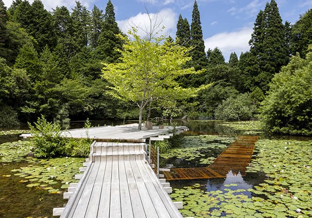 六甲の浮き橋とテラス<br>エクステンドブリッジ アンド テラス