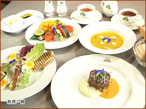 「ラッフルズホテル」でトラピックス特製 フレンチコース