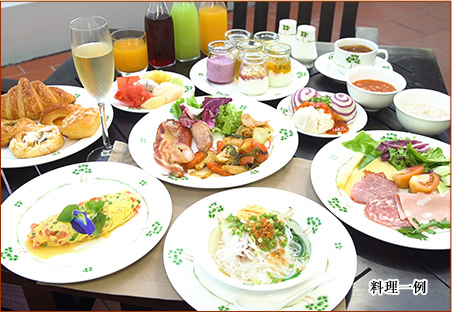 シャンパンで優雅な朝食を