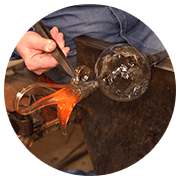 ベネチアングラス工房見学