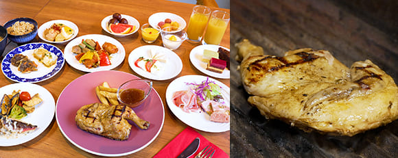 南国の味覚を味わうビュッフェ