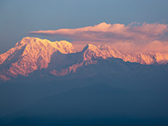 サランコットの丘 展望台 アンナプルナ連峰