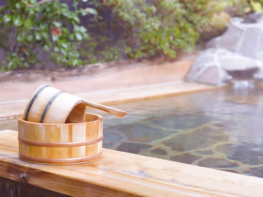 温泉の旅のイメージ写真