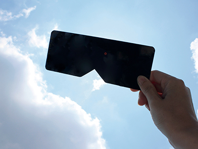 日食グラス　メガネ