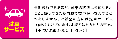 洗車サービス
