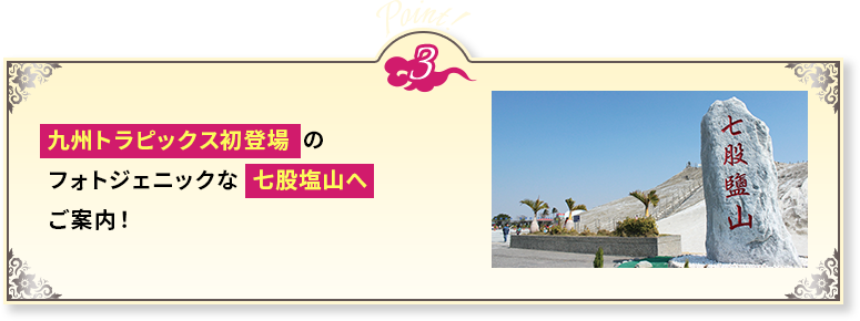 ポイント3 七股塩山