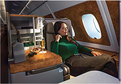 エミレーツ航空　ビジネスクラス