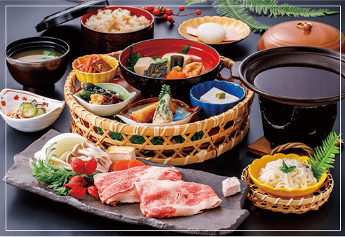 和歌山の豊かな自然で育った熊野牛(80g)すき焼き御膳