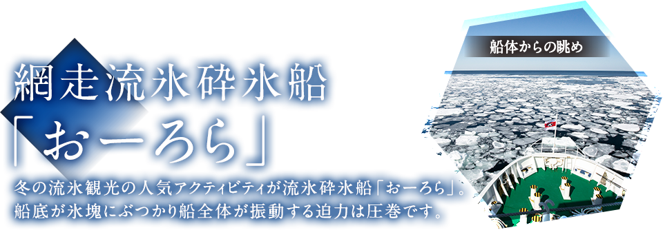 網走流氷砕氷船「おーろら」
