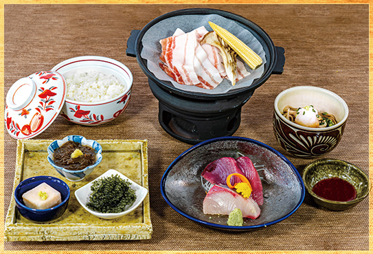 シギラセブンマイルズリゾートこだわりの和定食