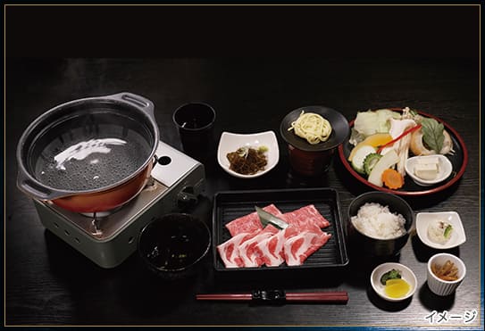 石垣牛とあぐー豚のしゃぶしゃぶ