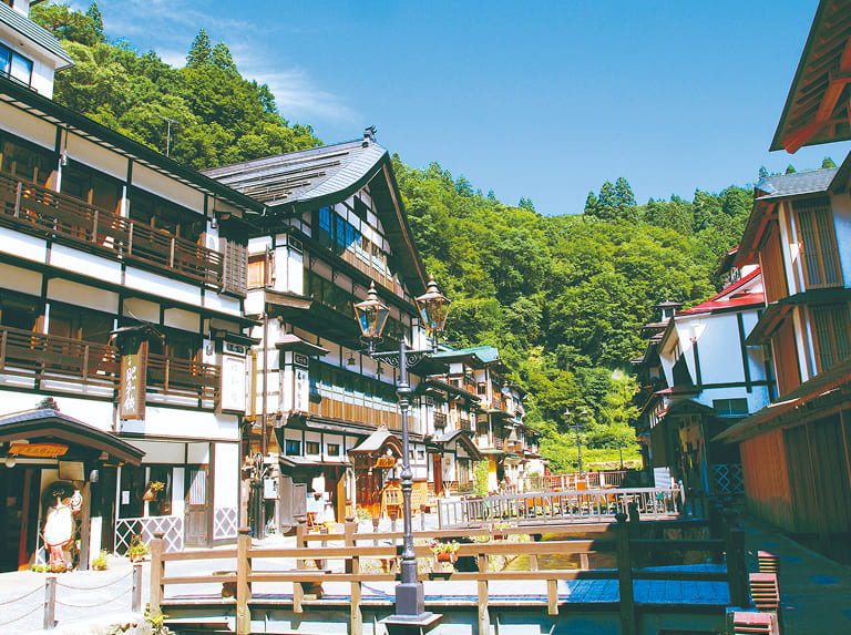 銀山温泉街
