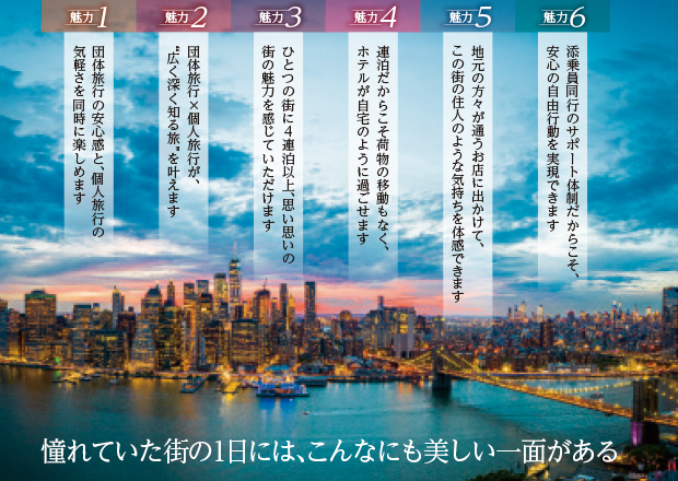 一都市滞在の旅