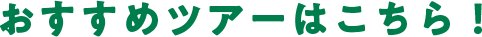 おすすめツアーはこちら！
